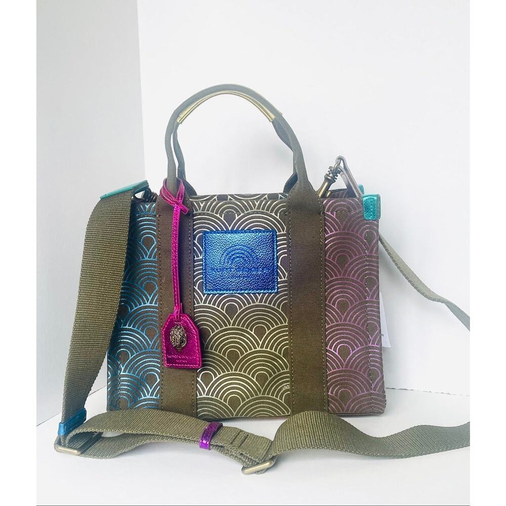 Kurt Geiger Southbank Small Tote Rainbow Eagle Canvas Crossbody Bag